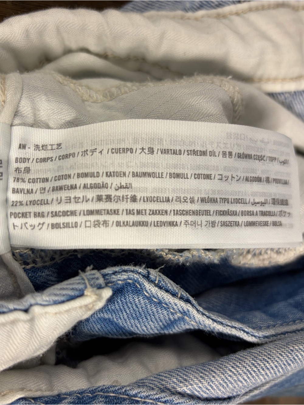 Abercrombie & Fitch Classic Relaxed Denim Straight Leg Overalls Size Large - Picture 7 of 7